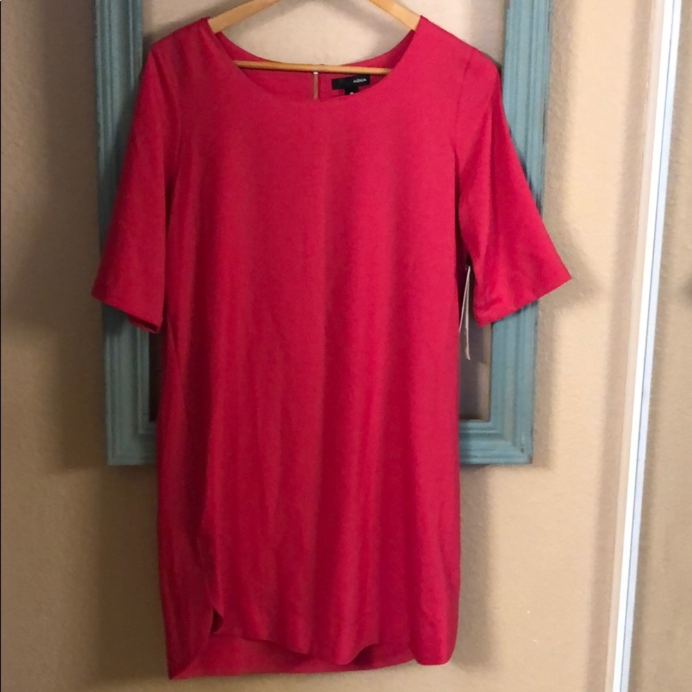 Aqua Fushia Dress Shirt